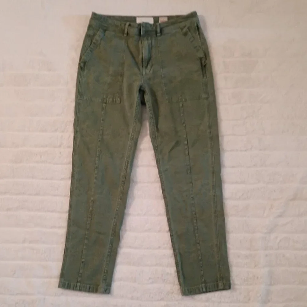 ANTHROPOLOGIE The Wanderer Embossed Pants - Picture 2 of 11